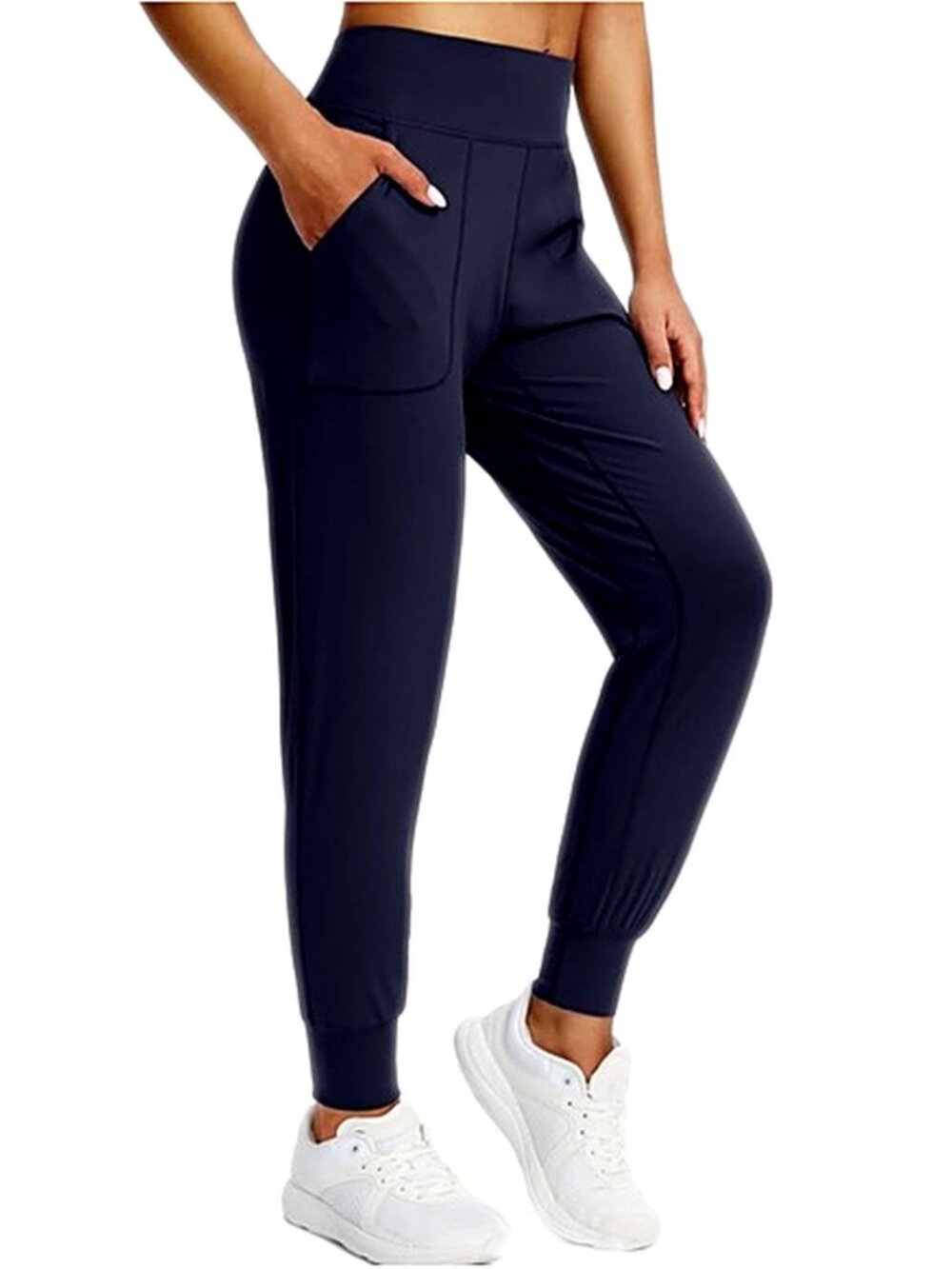 Soothfeel Women’s Joggers with Zipper Pocket High Waisted Yoga Pants size Large